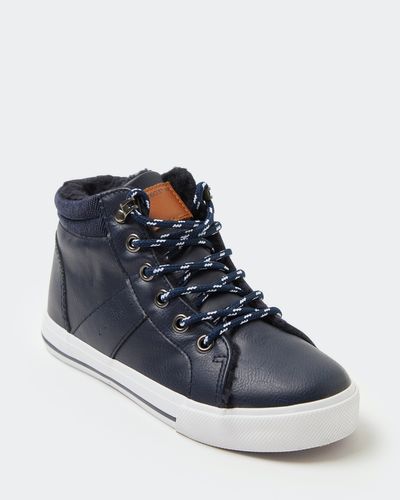 Boys Lined High Top Boots